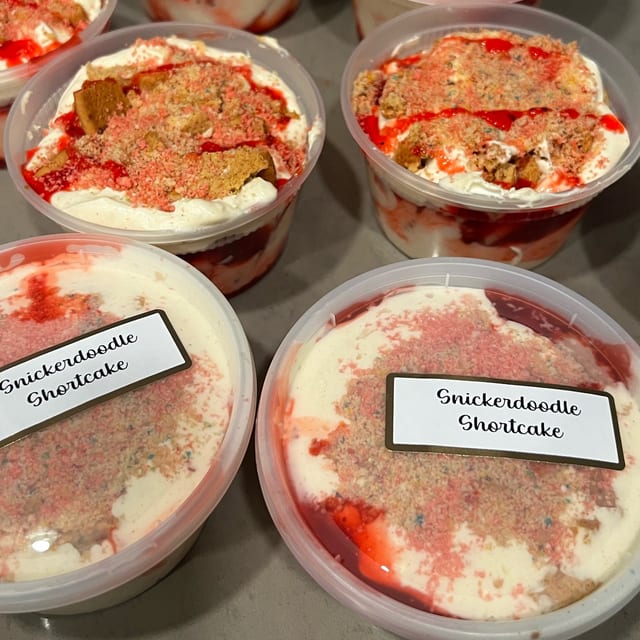 Strawberry snickerdoodle shortcake.
