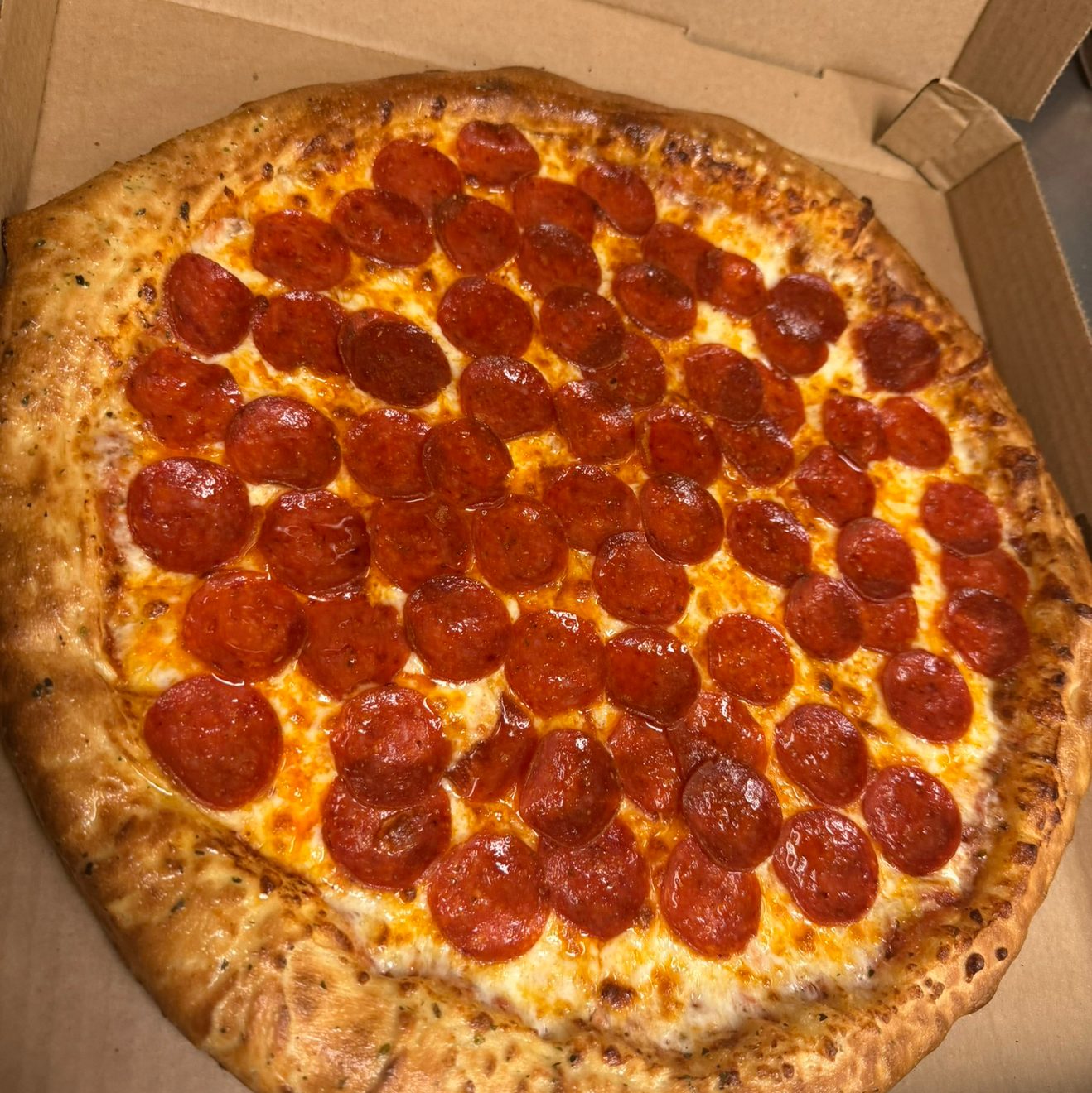 Two 1-topping Pizzas (X-Large (16")).