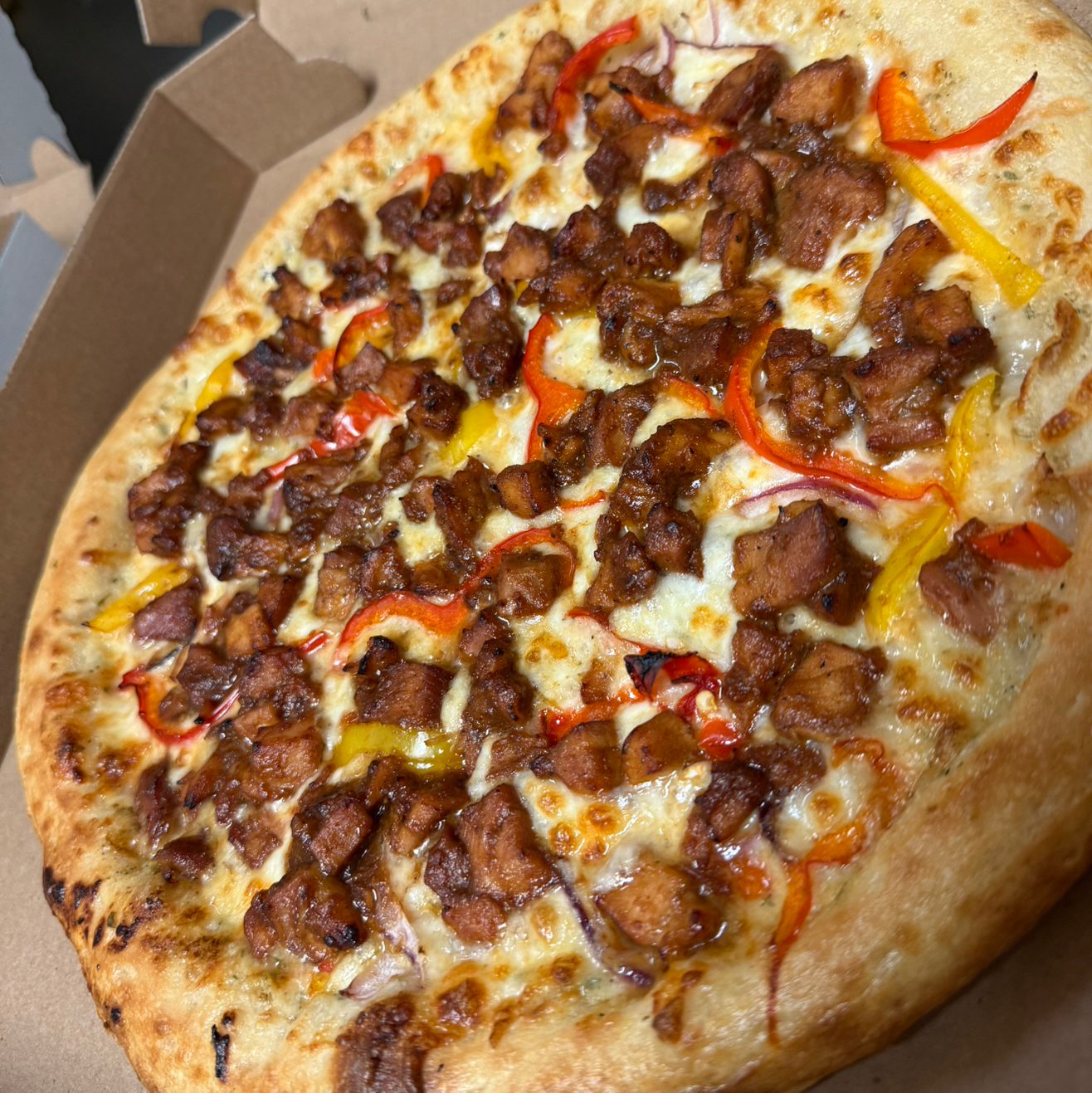 Jerk Chicken Pizza.